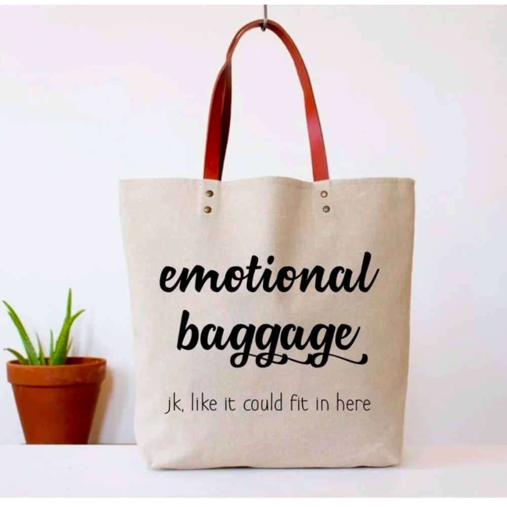 NWT Funny Canvas Tote